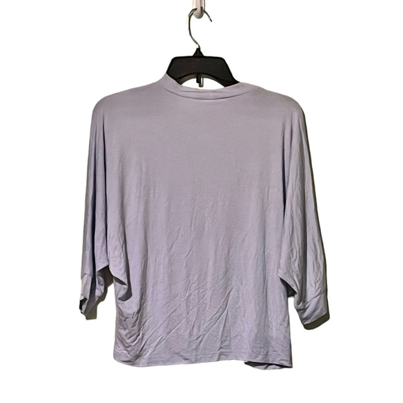 Forever 21 Deep V-Neck Collar Dolman Dress Top (Periwinkle Blue) - Picture 2 of 3